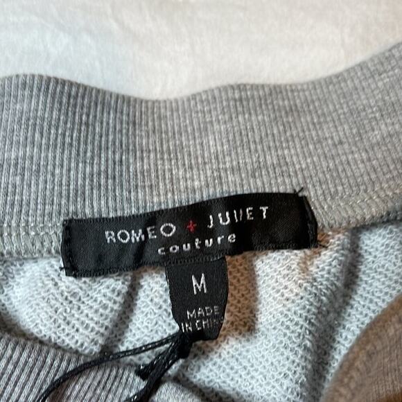 NWT Romeo and Juliet Couture cropped sweatshirt top - Picture 4 of 7